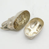 20th Century Silver Plated Elephant Form Betel Nut Box Antique c1920s