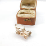 Sterling Silver Motor Car Charm Pendant Vintage c1970