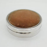 Victorian Large Sterling Silver Pin Cushion Sewing Box Antique 1901 London