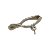 Sterling Silver Wishbone Charm Pendant Vintage c1970s