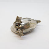Sterling Silver Duck Form Figurine Ornament Vintage c1970s