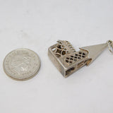 Sterling Silver Religious Church Charm Pendant Vintage c1970