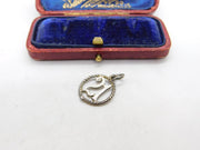 Sterling Silver 21st Birthday Cut Out Medallion Charm Pendant Vintage c1970