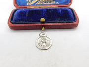 Sterling Silver St Christopher Charm Pendant Vintage c1970