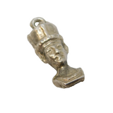 Sterling Silver Egyptian Pharaoh Charm Pendant Vintage c1970