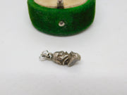 Sterling Silver Shakespeare the Bard Charm Pendant Vintage c1970