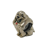 Sterling Silver Enamel Disney Dog Charm Pendant Vintage c1970
