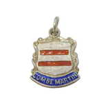 Sterling Silver Enamel Combe Martin Souvenir Charm Pendant Vintage c1970