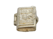 Sterling Silver Holy Bible Locket Style Charm Pendant Vintage c1970