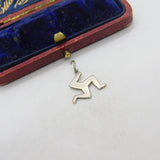 Sterling Silver Triskelion Charm Pendant Vintage c1970
