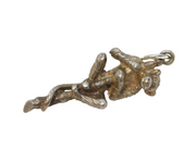 Sterling Silver Climbing Monkey Charm Pendant Vintage c1970
