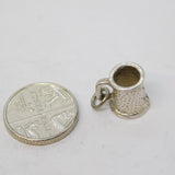 Sterling Silver Beer Tankard Charm Pendant Vintage c1970