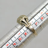 Sterling Silver Art Deco 4 Tier Marcasite Dress Ring Antique c1930 Size M