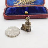 Sterling Silver Married Couple in the Church Charm Pendant Vintage c1970