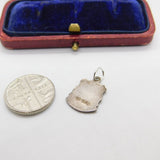Sterling Silver and Coloured Enamel Travel Shield 'York' Charm Vintage c1970