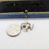 Sterling Silver Little Donkey Charm Pendant Vintage c1970