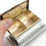 Sterling Silver Victorian Style Postage Stamp Box Vintage 2000 Sheffield