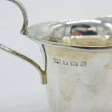 Art Deco Sterling Silver Small Cream Jug Antique 1922 Birmingham