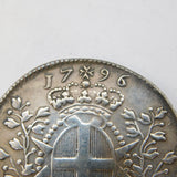 18th Century Malta Emmanuel De Rohan Silver 2 Scudi Coin Antique 1796