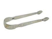 George III Pair of Sterling Silver Short Sugar Tongs Antique 1791 London