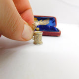 Sterling Silver Openable Beer Tankard Charm Pendant Vintage c1970