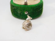 Sterling Silver Giraffe Charm Pendant Vintage c1970