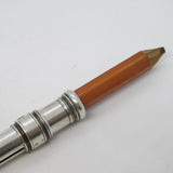 Sampson Mordan Victorian Sterling Silver Propelling Pencil Antique London