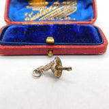 Sterling Silver Ballerina Dancer Charm Pendant Vintage c1970