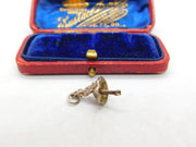 Sterling Silver Ballerina Dancer Charm Pendant Vintage c1970