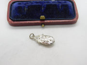 Sterling Silver Scottish Sporran Charm Pendant Vintage c1970