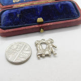 Sterling Silver Nursery Rhyme Children Charm Pendant Vintage c1970