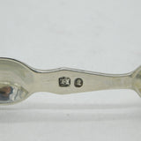 Scottish George III Sterling Silver Sugar Tongs Antique Edinburgh c1790