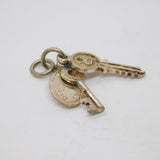Sterling Silver Set Of Door Keys Charm Vintage c1970