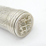 Victorian Sterling Silver Travelling Shaving Brush Antique 1865 London
