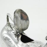 19th Century Dutch Sterling Silver Cow Creamer Jug Antique c1860