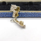 Sterling Silver Openable Couple in the Church Charm Pendant Vintage c1970