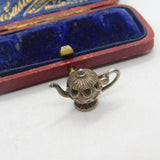 Sterling Silver Openable Little Teapot Charm Pendant Vintage c1970