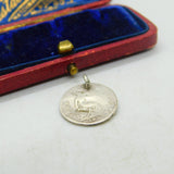 Sterling Silver William IV Authentic Groat Charm Pendant Antique 1836