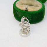 Sterling Silver  Sagittarius Horoscope Sign Charm Pendant Vintage c1970