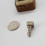 Sterling Silver Blackpool Tower Charm Pendant Vintage c1970