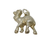 Sterling Silver Camel Charm Pendant Vintage c1970
