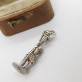 Sterling Silver Singing in the Rain Charm Pendant Vintage c1970