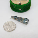 Sterling Silver Watchtower Charm Pendant Vintage c1970