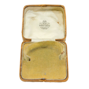 Edwardian Tooled Leather Jewellery Bracelet or Watch Box Antique c1910