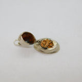 Sterling Silver Opening Helmet With Handcuffs Charm Pendant Vintage c1970s