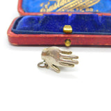 Sterling Silver Lady in the Palm of a Hand Charm Pendant Vintage c1970
