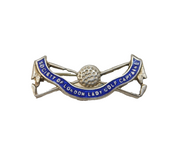 Sterling Silver Enamel 'Society of London Lady Golf Captains' Brooch Vintage