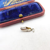 Sterling Silver Dutch Clog Charm Pendant Vintage c1970