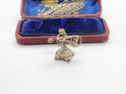 Sterling Silver Traditional Telephone Charm Pendant Vintage c1970