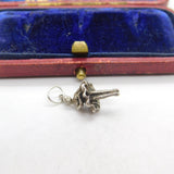 Sterling Silver Ballerina Charm Pendant Vintage c1970